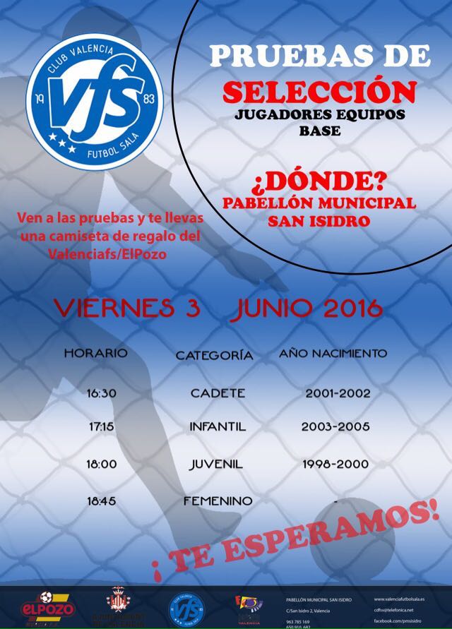 PRUEBAS EN EL VALENCIA FS